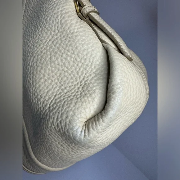 #244 MCM Pebbled Leather Hobo Shoulder Bag - Picture 11 of 16